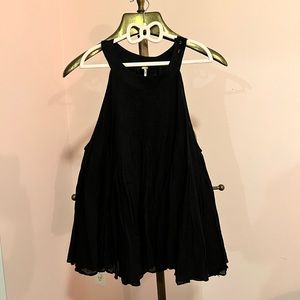 Free people black flowy shirt!